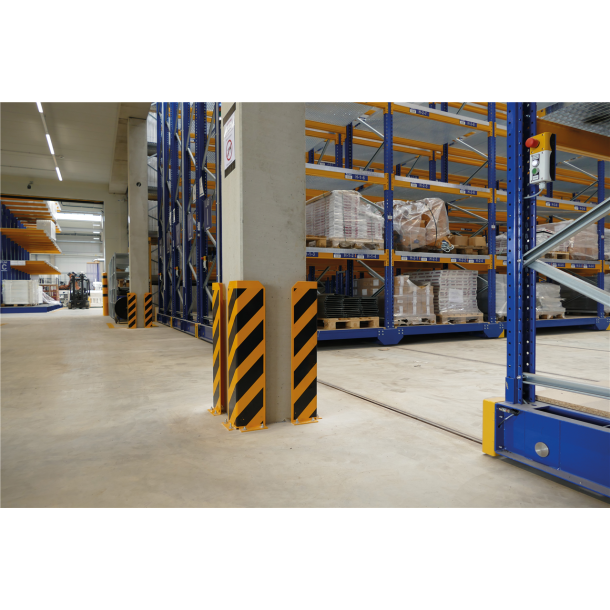 Crash guard angle | with reinforced edges | height: 1200 mm